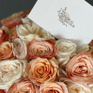 50 Garden Roses Nude Mix