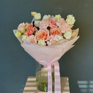 “Peach Sorbet” Mix Bouquet