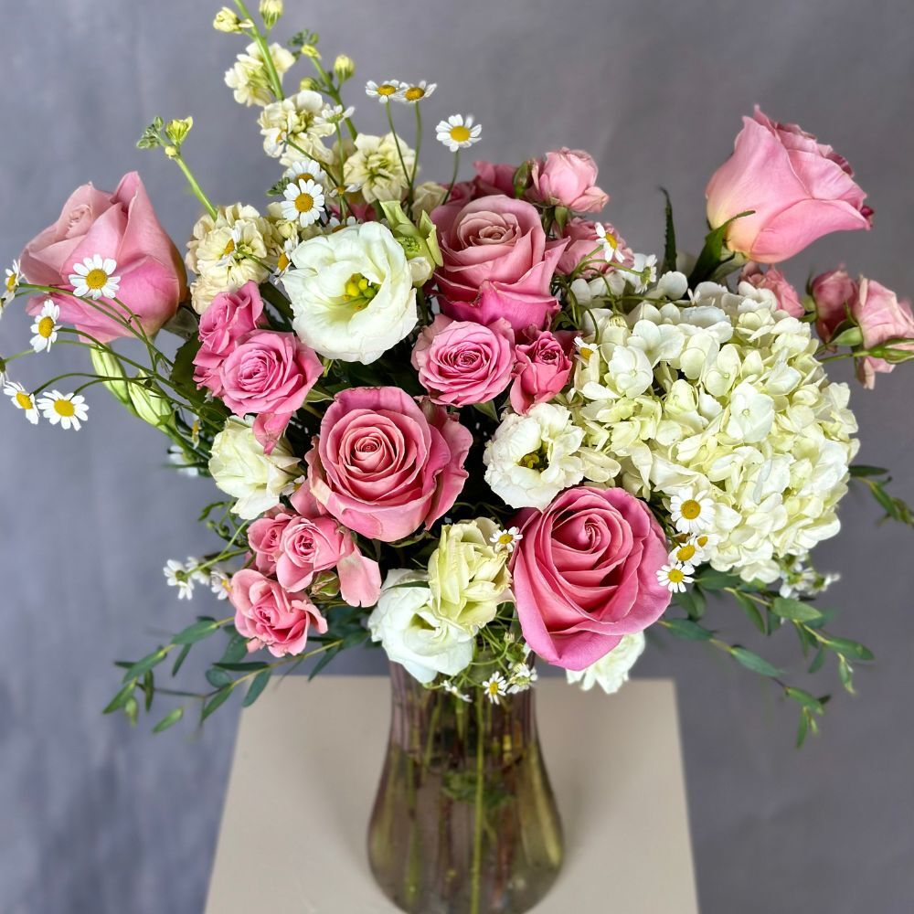 “Chic Pink” Flower Vase
