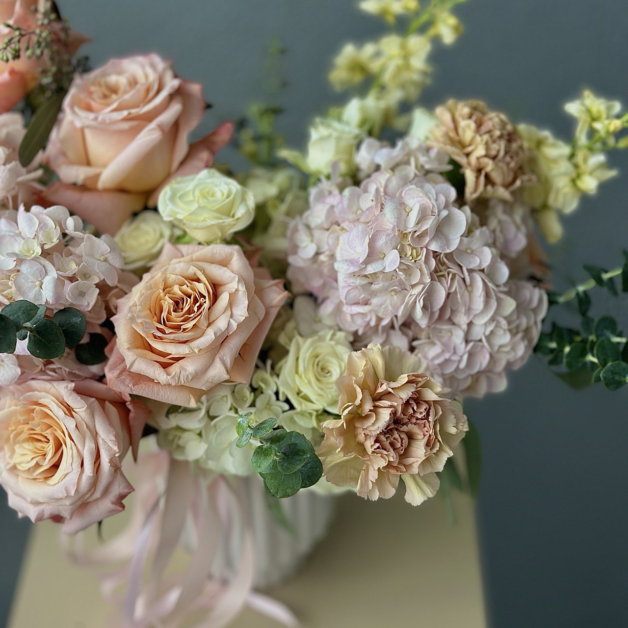 “Cotton Candy” Flower Vase
