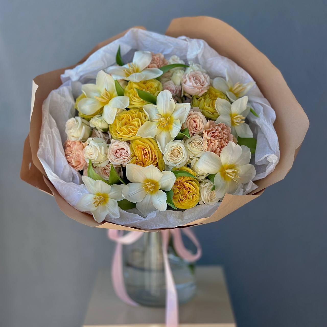 “Sunny Tulips” Mix Bouquet