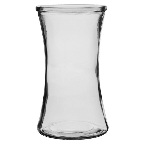 Clear Gathering Machine Glass Vase