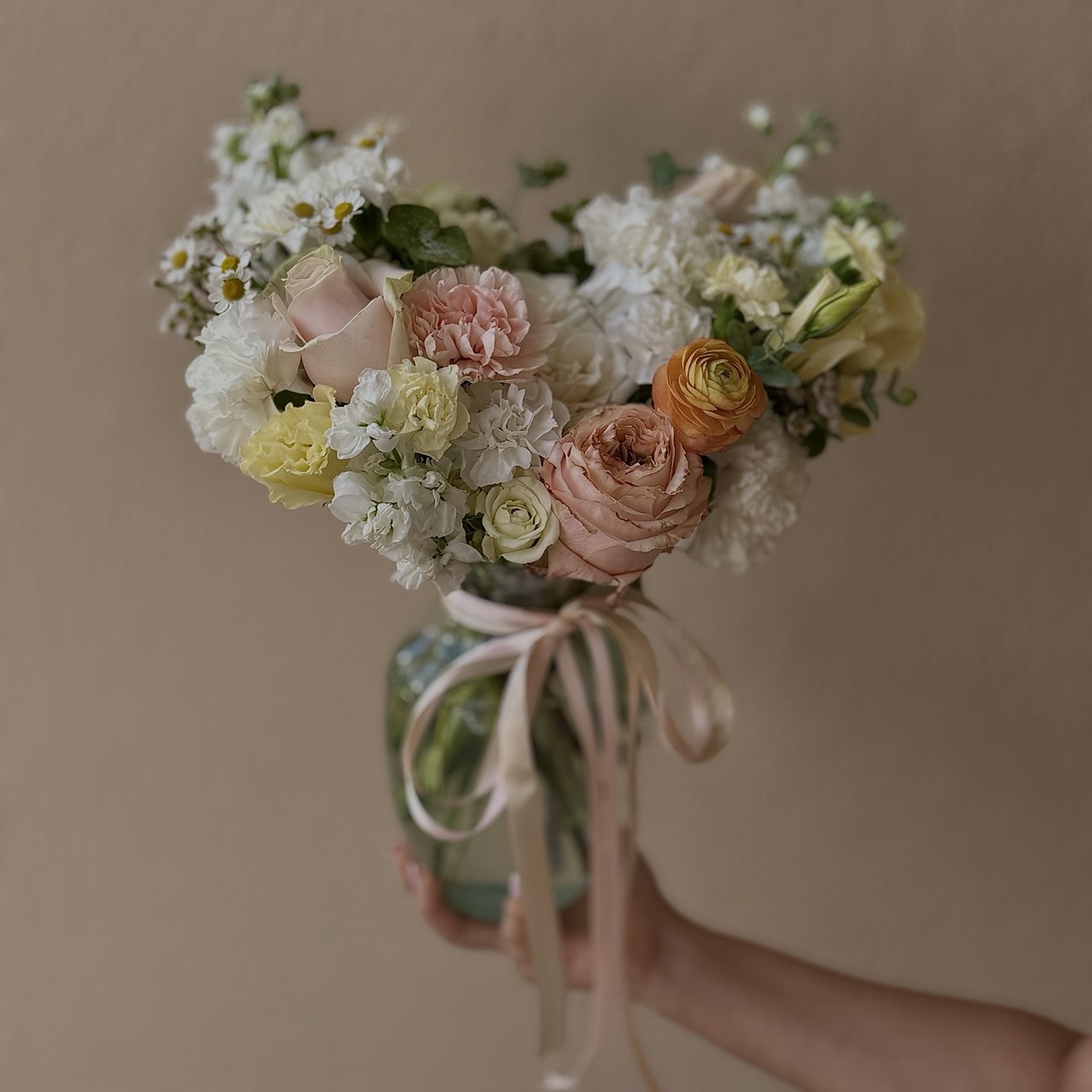 “Lace & Light” Flower Vase