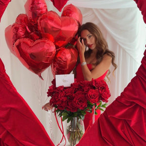 2 Dozen French Roses in a Vase
