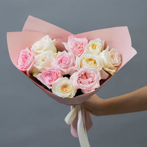 Dozen Garden Roses Ohara Mix