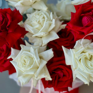 Hat Box of French Roses