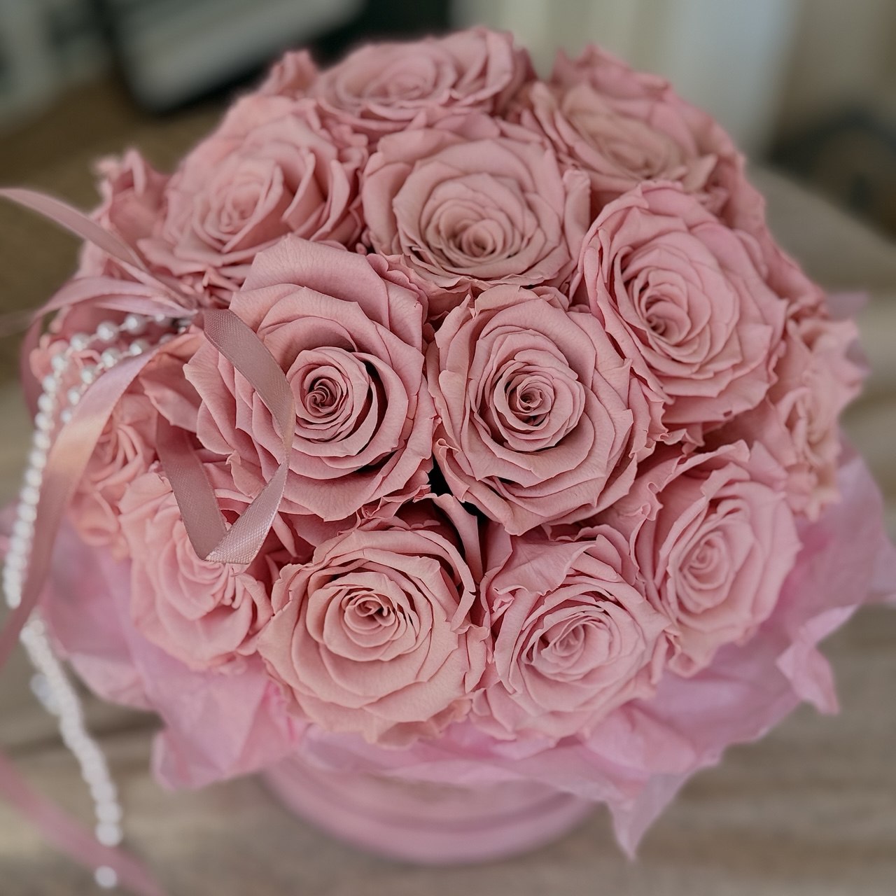 Everlasting Pink Roses